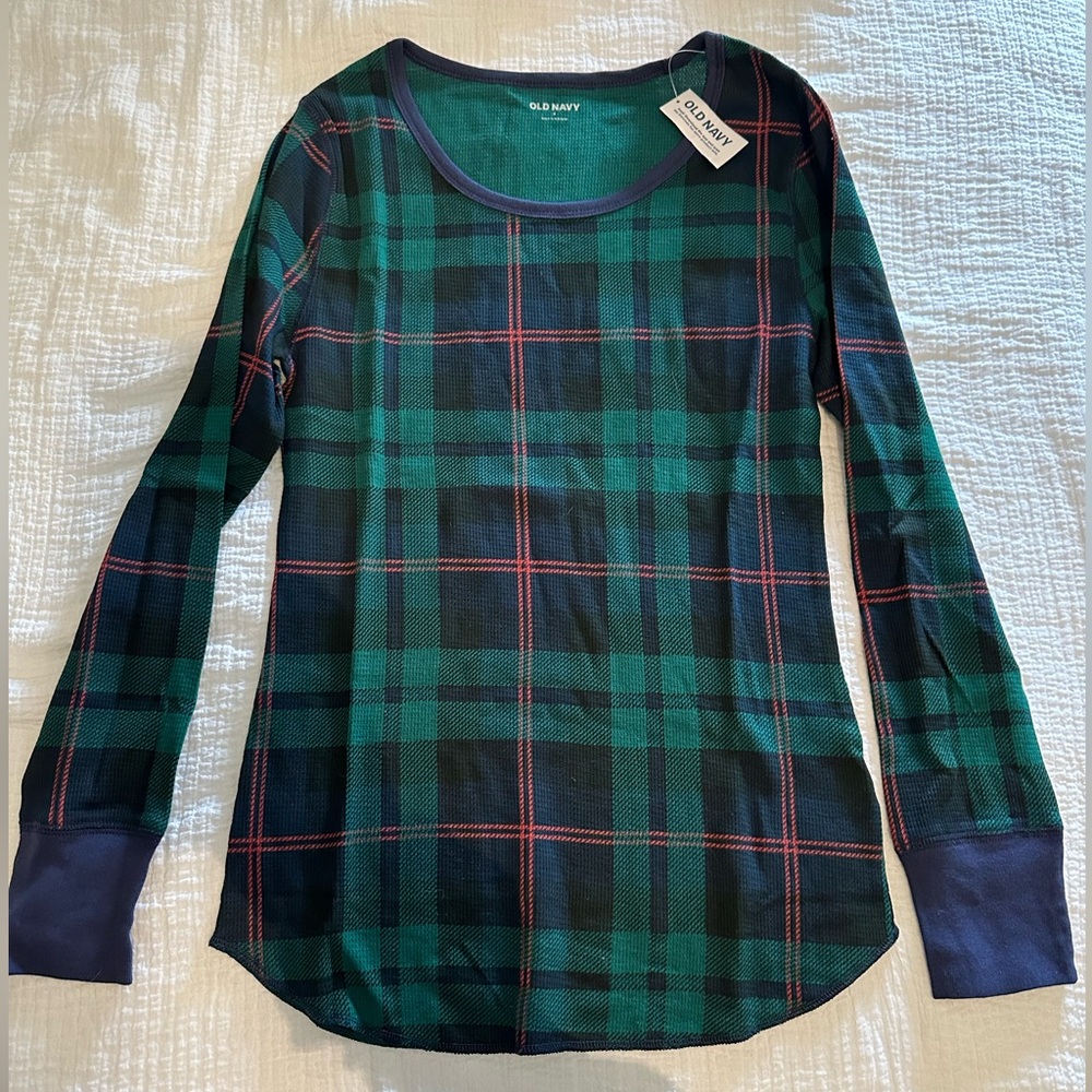 Old Navy Plaid PJ Set Size Small